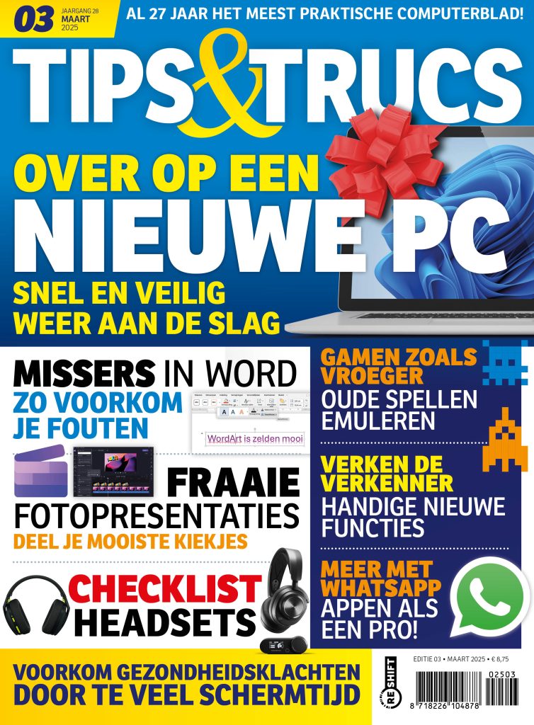 Cover Tips en Trucs — editie 03, Maart 2025