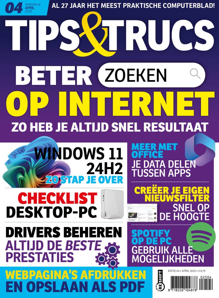 Cover Tips en Trucs — editie 04, April 2025