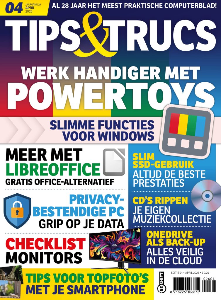 Cover Tips en Trucs — editie 04, April 2026