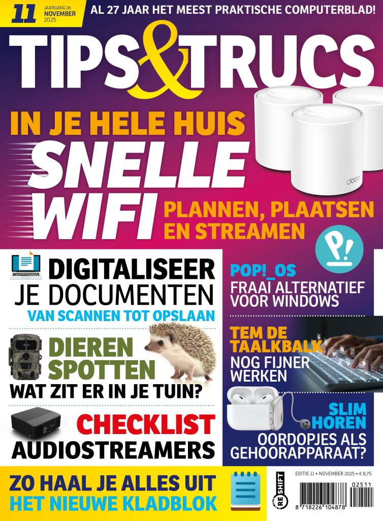 Cover Tips en Trucs — editie 11, November 2025