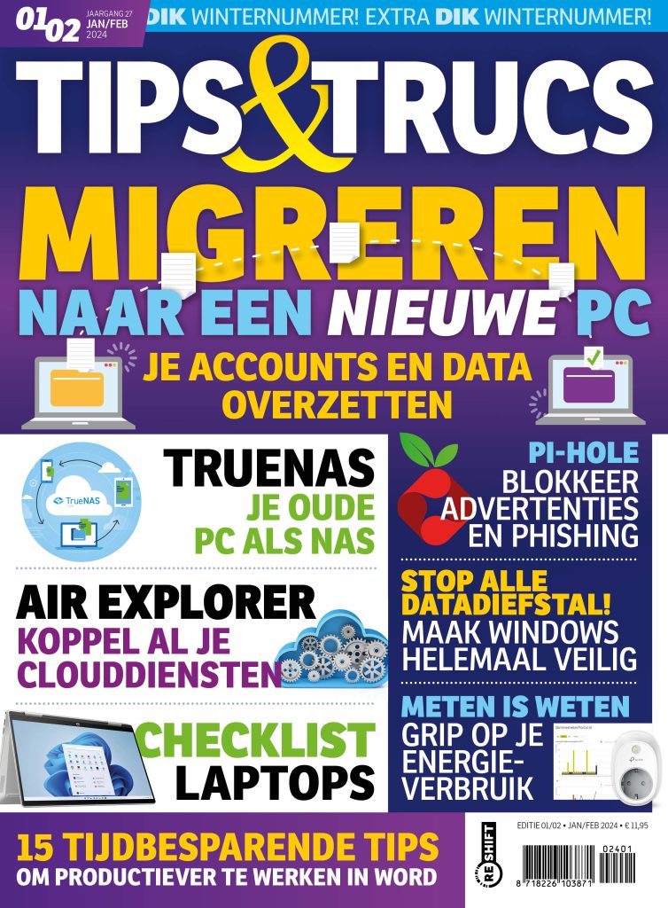 Cover Tips en Trucs — editie 01/02, JAN/FEB 2024