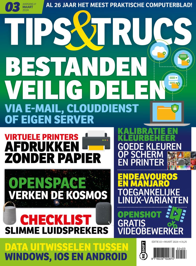 Cover Tips en Trucs — editie 03, Maart 2024