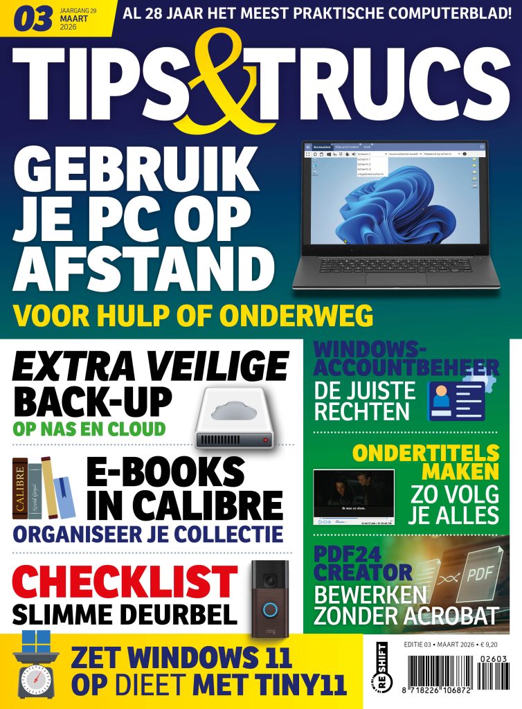 Cover Tips en Trucs — editie 03, Maart 2026