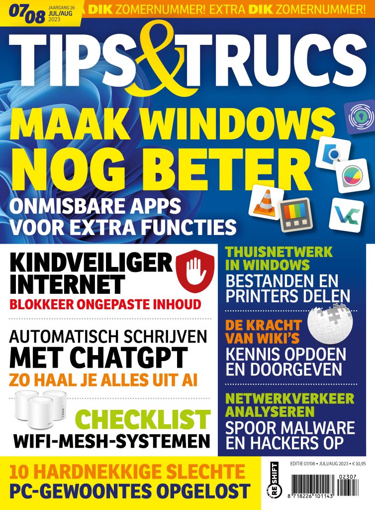 Cover Tips en Trucs — editie 07/08, JULI/AUG 2023