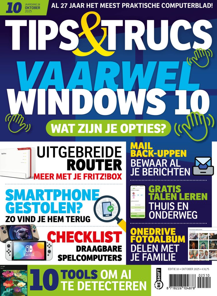 Cover Tips en Trucs — editie 10, Oktober 2025