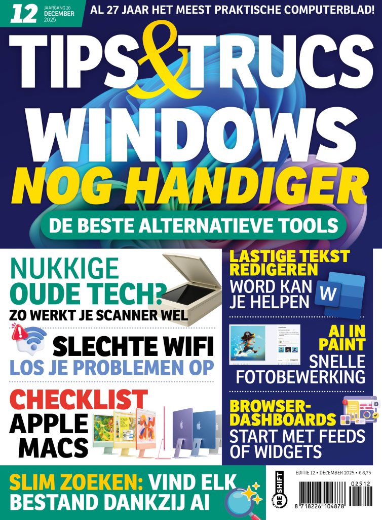 Cover Tips en Trucs — editie 12, December 2025