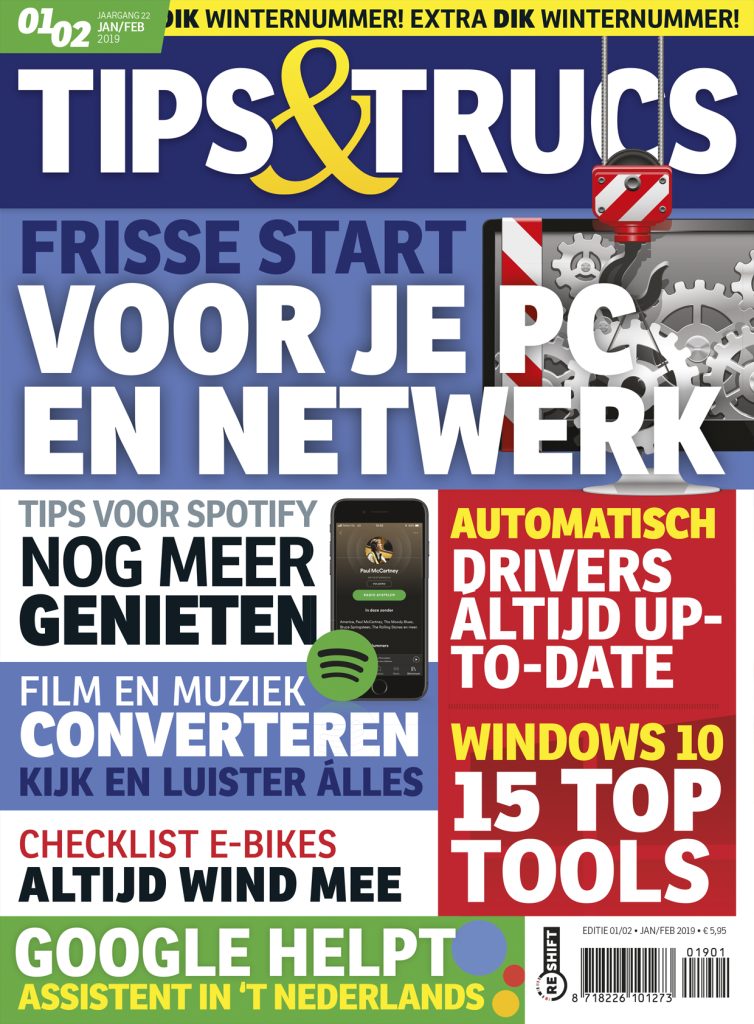 Cover Tips en Trucs — editie 01/02, JAN/FEB 2019