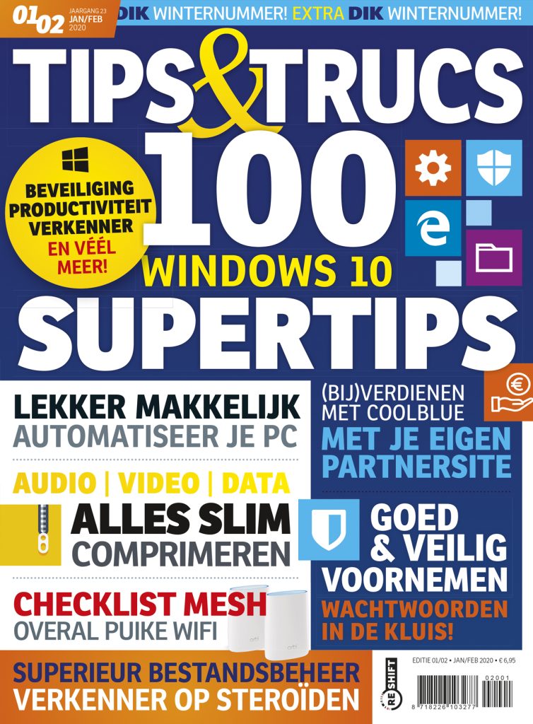 Cover Tips en Trucs — editie 01/02, JAN/FEB 2020