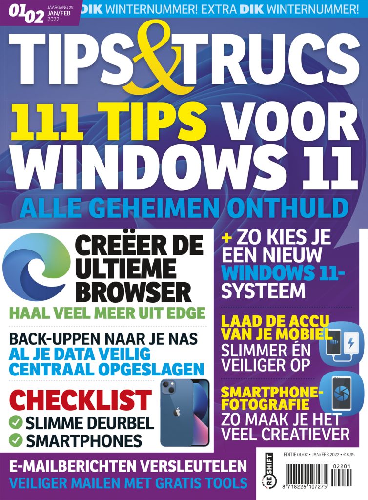 Cover Tips en Trucs — editie 01/02, JAN/FEB 2022