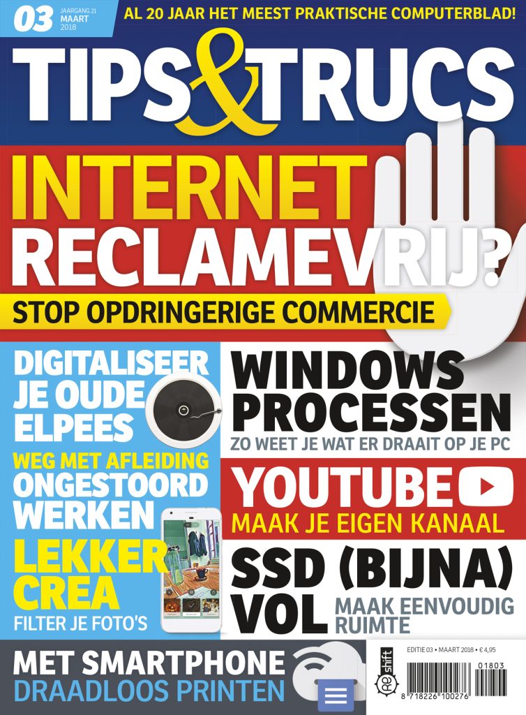Cover Tips en Trucs — editie 03, Maart 2018