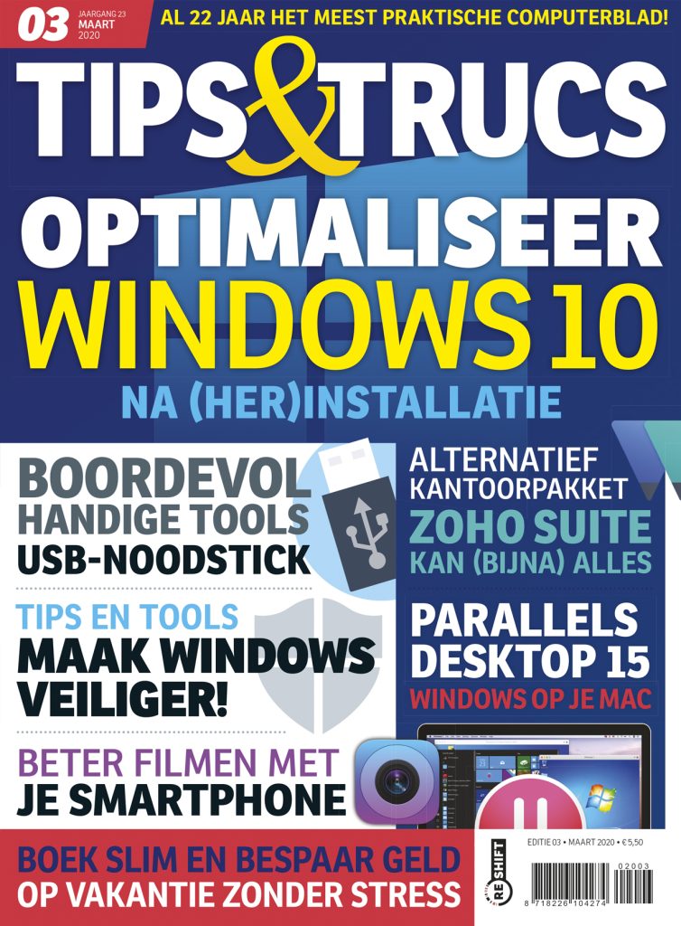 Cover Tips en Trucs — editie 03, Maart 2020