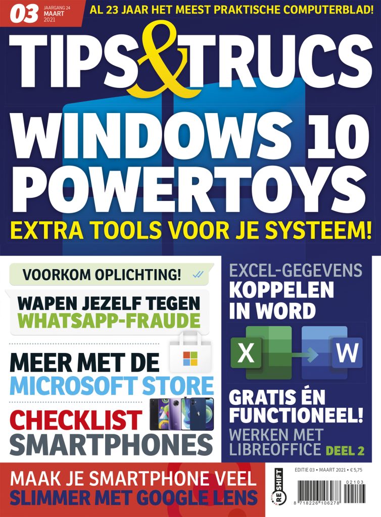 Cover Tips en Trucs — editie 03, Maart 2021