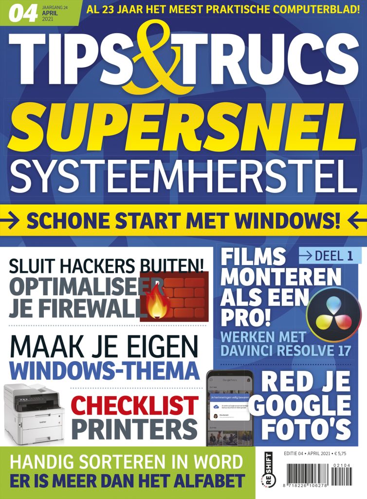 Cover Tips en Trucs — editie 04, April 2021