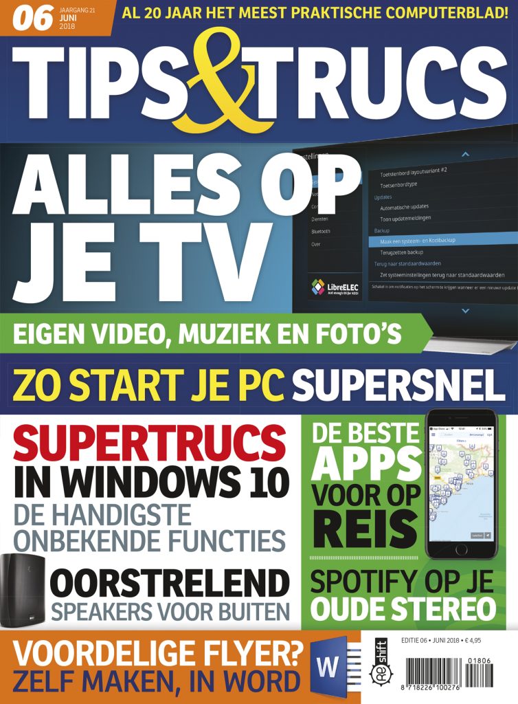 Cover Tips en Trucs — editie 06, Juni 2018