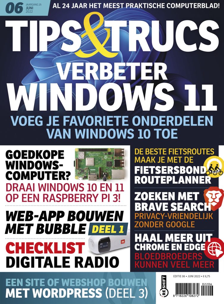 Cover Tips en Trucs — editie 06, Juni 2022