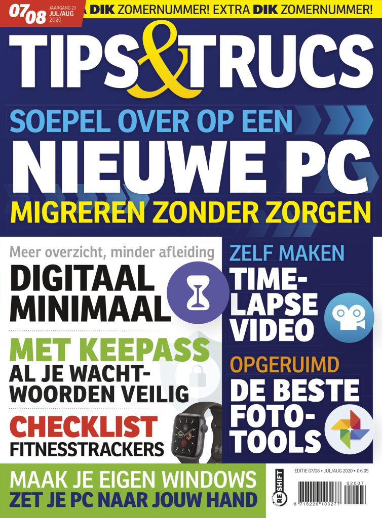 Cover Tips en Trucs — editie 07/08, JULI/AUG 2020