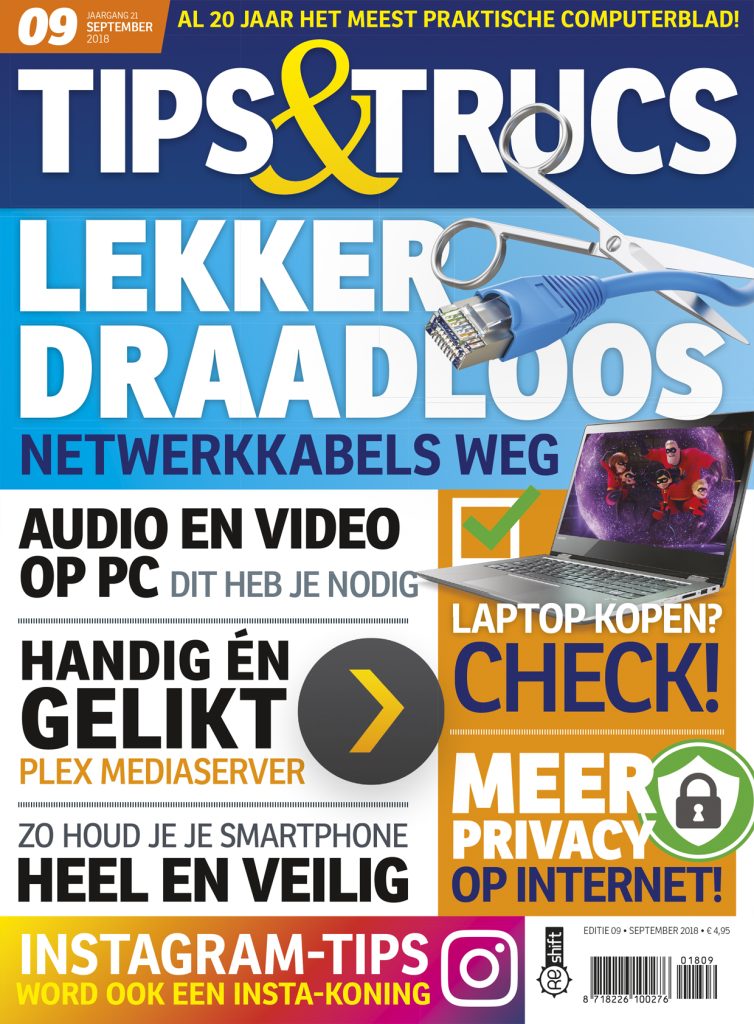 Cover Tips en Trucs — editie 09, September 2018