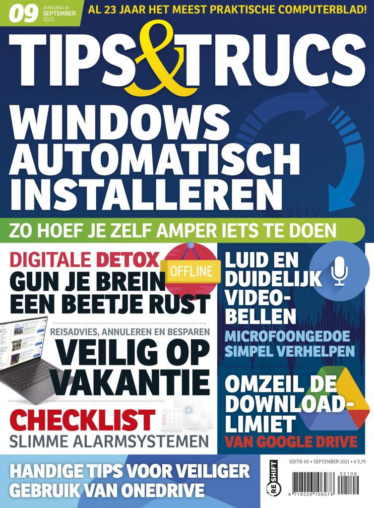 Cover Tips en Trucs — editie 09, September 2021