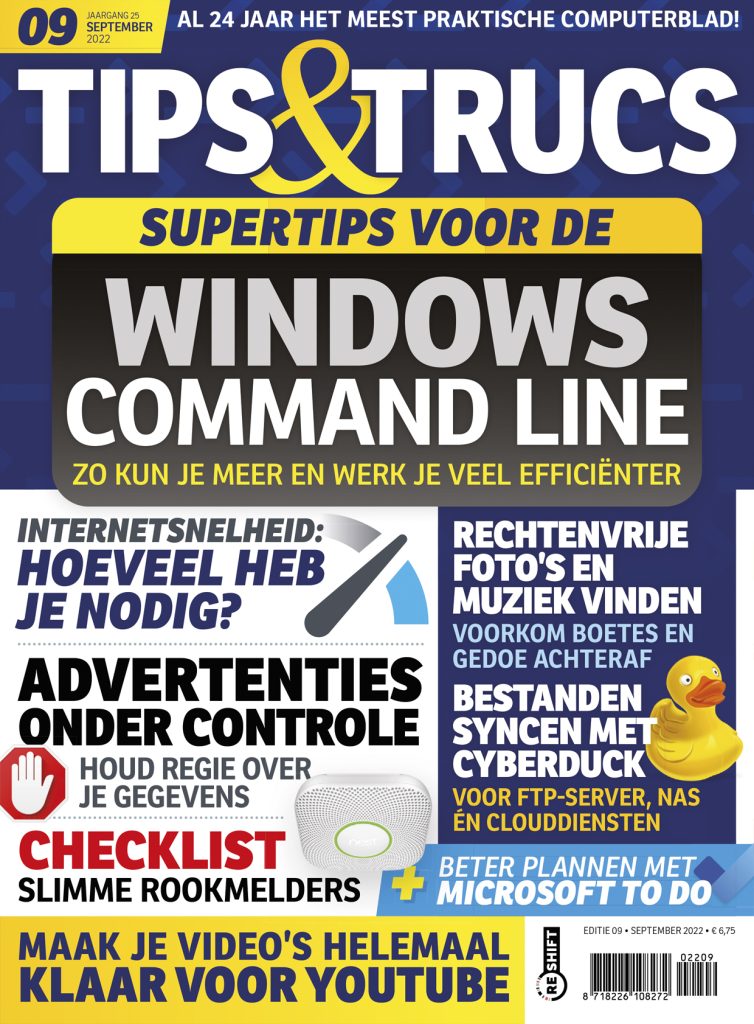 Cover Tips en Trucs — editie 09, September 2022