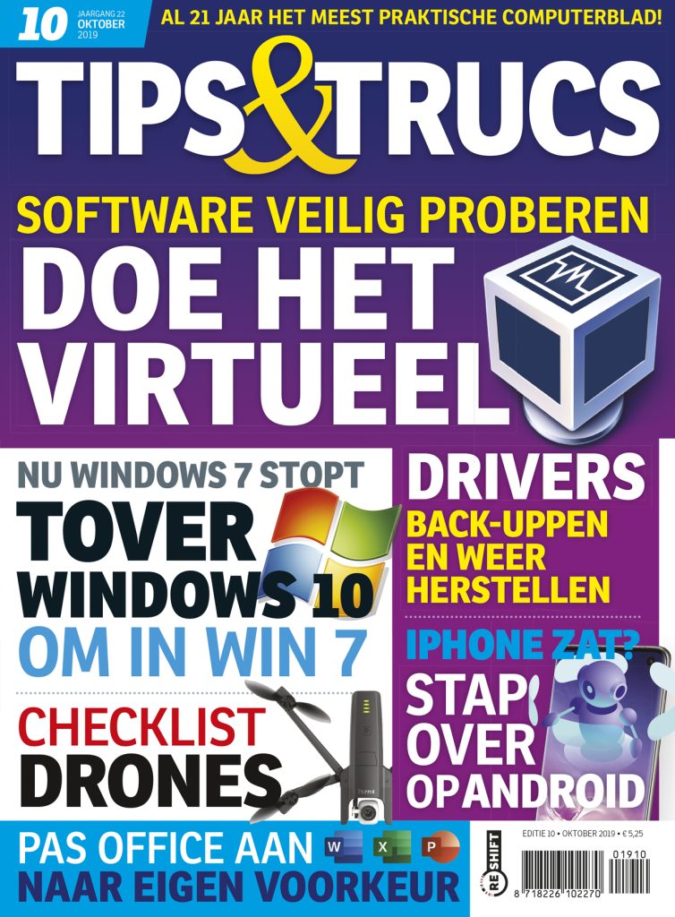 Cover Tips en Trucs — editie 10, Oktober 2019