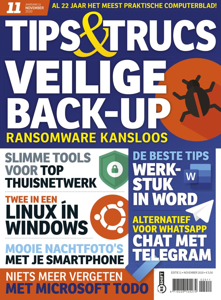Cover Tips en Trucs — editie 11, November 2020