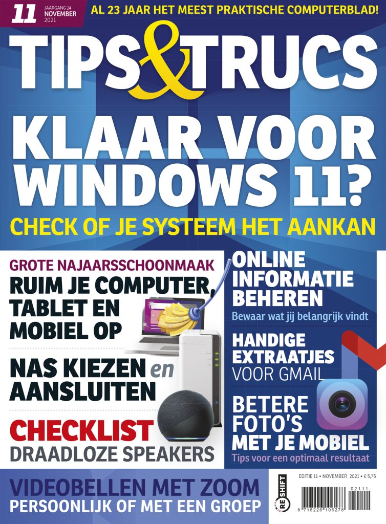 Cover Tips en Trucs — editie 11, November 2021