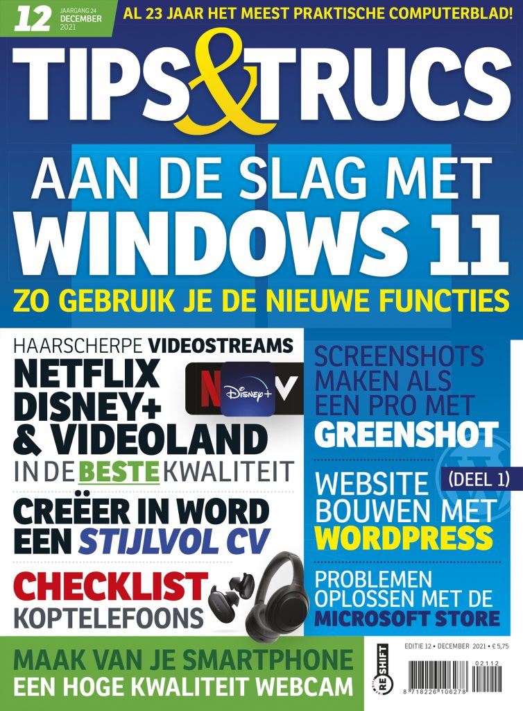 Cover Tips en Trucs — editie 12, December 2021